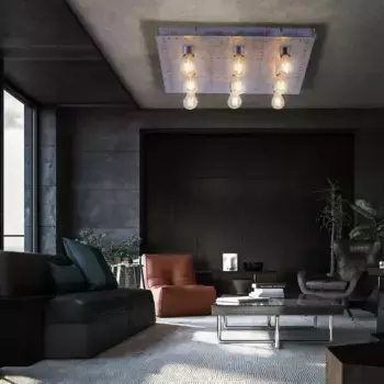 Светильник Etc-shop, серебряный