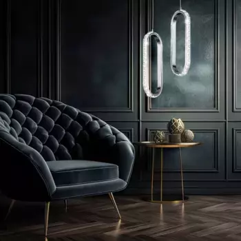 Светильник Etc-shop, серебряный