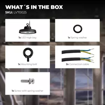 Светильник Ledvion, черный