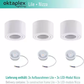 Светильник Oktaplex, белый