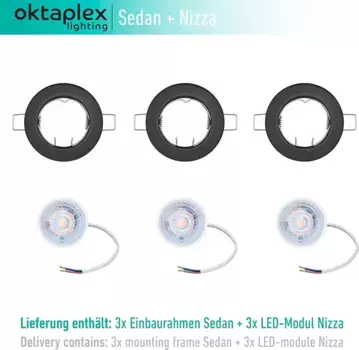 Светильник Oktaplex, черный