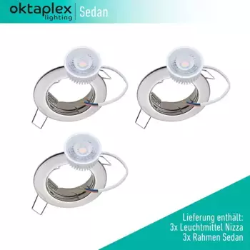 Светильник Oktaplex, серебряный