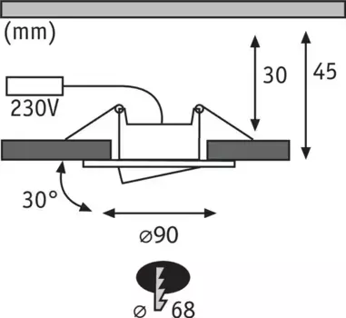 Светильник Paulmann, белый