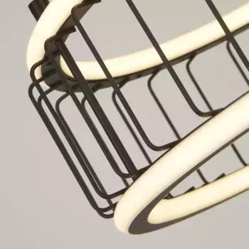 Светильник подвесной Searchlight, черный