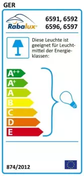 Светильник Rabalux, белый
