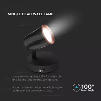 Светильник V-TAC, черный