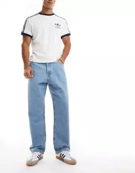 Светло-голубые свободные джинсы Jack & Jones Alex
