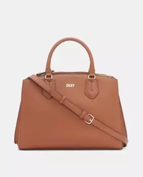 Светло-коричневая мини-сумочка Noho со съемным ремнем через плечо DKNY, светло-коричневый