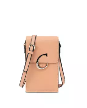 Светло-коричневая сумка для мобильного телефона Albany с клапаном Cimarrn, коричневый