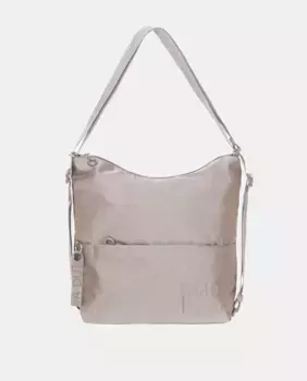 Светло-коричневая сумка, трансформируемая в рюкзак Mandarina Duck, светло-коричневый