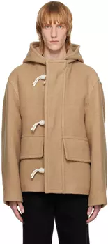 Светло-коричневая укороченная куртка Solid Homme