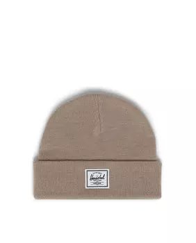 Светло-коричневая вязаная шапка унисекс Herschel, светло-коричневый