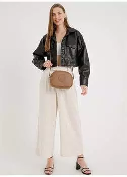 Светло-коричневая женская сумка через плечо 22X16x8 05BHPC101-TB Beverly Hills Polo Club, загар