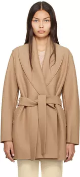 Светло-коричневое пальто Volcano Harris Wharf London