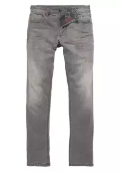 Светло-коричневые активные джинсы прямого кроя "HOUSTON", классический фасон с 5 карманами Camel Active, серый