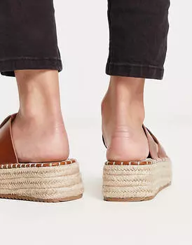 Светло-коричневые эспадрильи в рыбацком стиле ASOS DESIGN Jackson