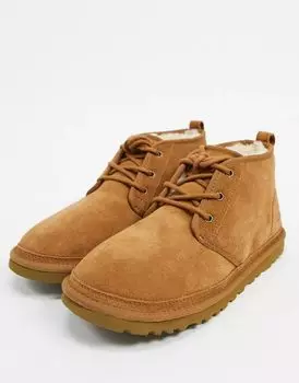 Светло-коричневые ботинки чукка UGG neumel