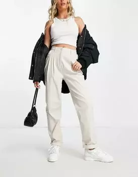 Светло-коричневые брюки чиносы ASOS