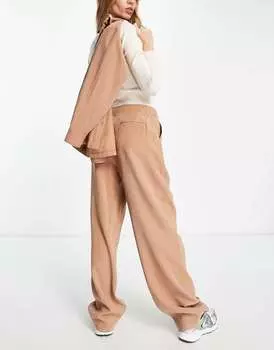 Светло-коричневые брюки для папы ASOS