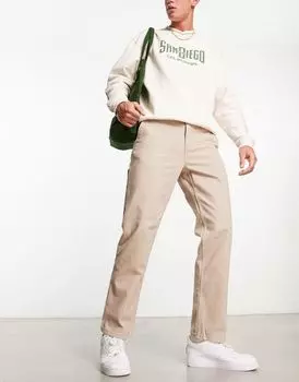 Светло-коричневые брюки New Look Carpenter