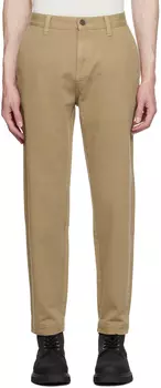 Светло-коричневые брюки с четырьмя карманами Hugo