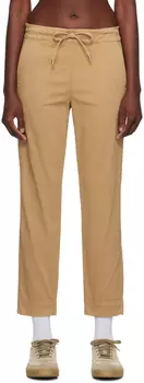 Светло-коричневые брюки Terreno для отдыха Max Mara Leisure