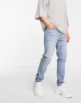 Светло-коричневые джинсы скинни ASOS DESIGN