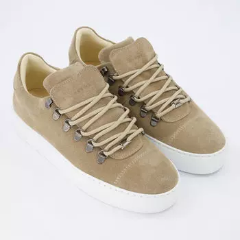 Светло-коричневые кожаные кроссовки Jagger Classic Nubikk
