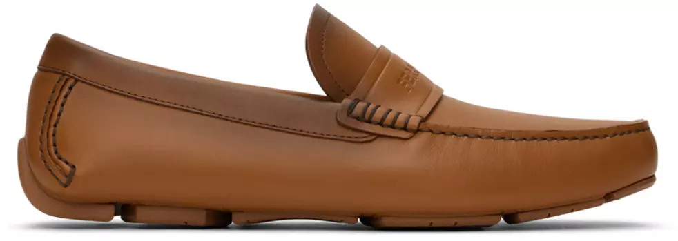 Светло-коричневые лоферы Ferragamo Felix