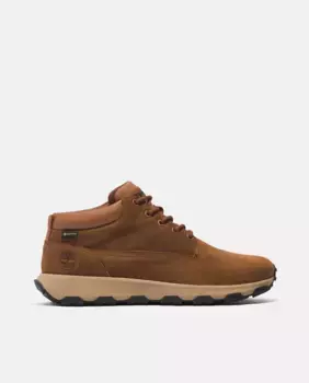 Светло-коричневые мужские водонепроницаемые высокие кеды Winsor Park Timberland