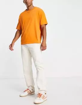 Светло-коричневые прямые джинсы ASOS DESIGN