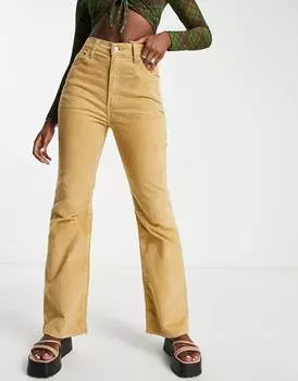 Светло-коричневые расклешенные джинсы Levi's