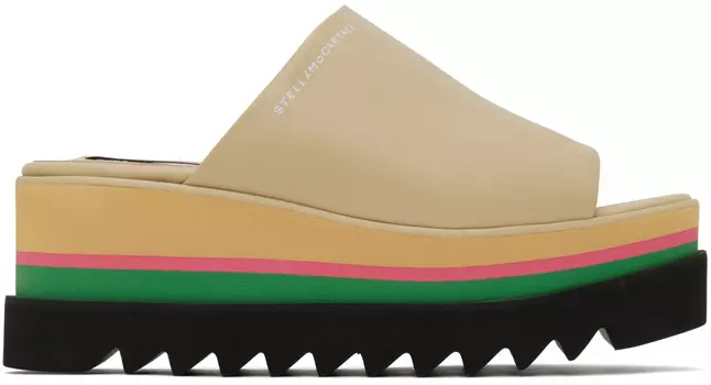 Светло-коричневые сандалии Sneak-Elyse Stella McCartney