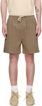 Светло-коричневые шорты с тремя карманами FRAME