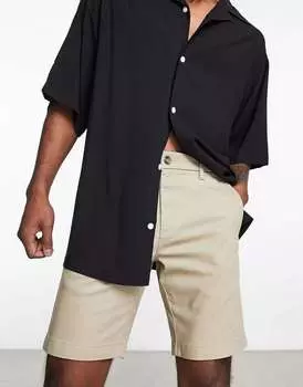 Светло-коричневые узкие эластичные чиносы Ben Sherman