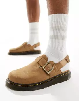 Светло-коричневые замшевые туфли Dr. Martens Jorge II Dr Martens