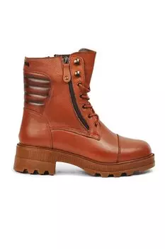 Светло-коричневые женские ботинки из натуральной кожи 8955 Voyager