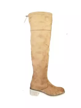 Светло-коричневые женские сапоги до колена Alessandra Eric Michael