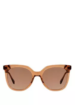 Светло-коричневые женские солнцезащитные очки прямоугольной формы xs alaia 6688 2 Gigi Studios