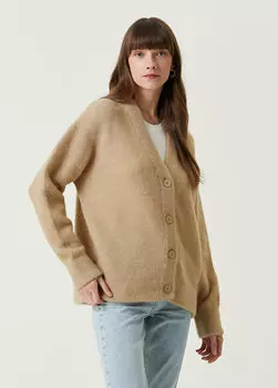 Светло-коричневый кардиган American Vintage