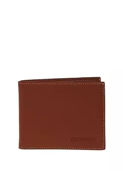 Светло-коричневый мужской кожаный кошелек Cotton Bar