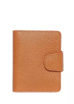Светло-коричневый мужской кожаный кошелек Fabrika