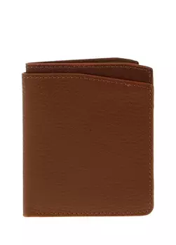 Светло-коричневый мужской кожаный кошелек Limon