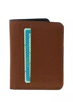 Светло-коричневый мужской кожаный кошелек Limon