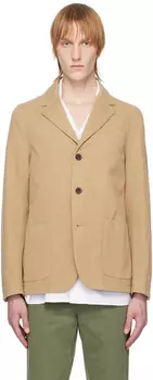 Светло-коричневый пиджак с надрезом Officine Gnrale