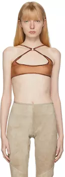 Светло-коричневый сетчатый бюстгальтер Nulle KNWLS