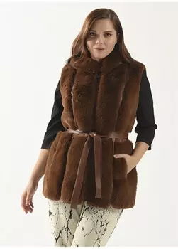 Светло-коричневый женский жилет Selen