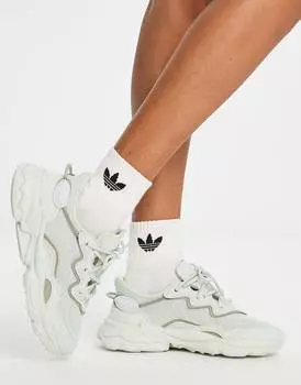 Светло-мятные кроссовки adidas Originals Ozweego