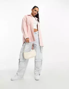 Светло-розовая рубашка Armani Exchange