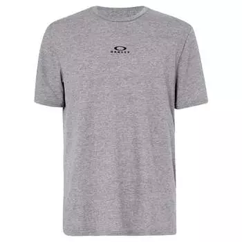 Светло-Серая мужская футболка с короткими рукавами и круглым вырезом Barking New 457131 24 г Oakley, серый